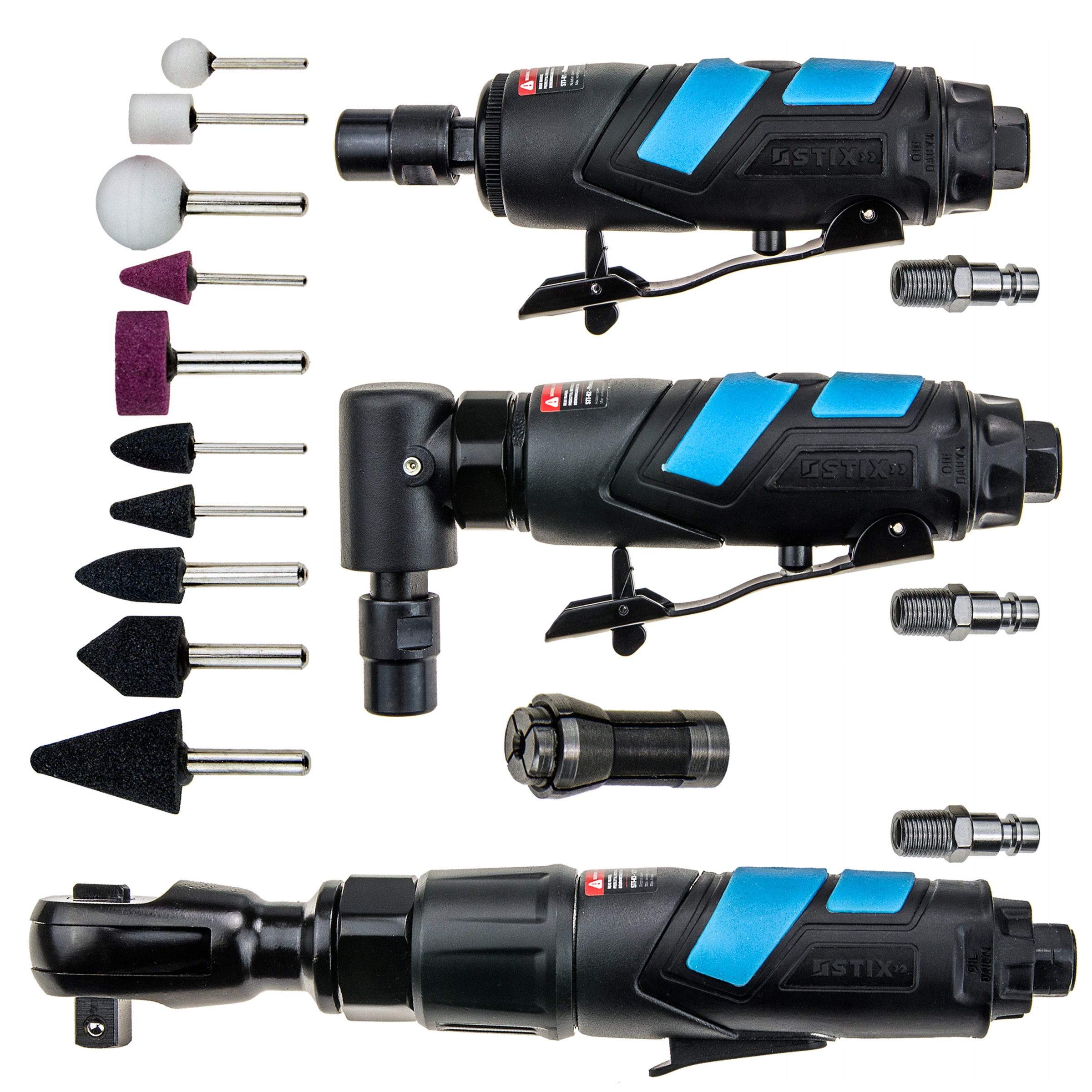 SZLIFIERKA PNEUMATYCZNA PROSTA KATOWA GRZECHOTKA