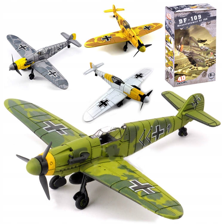Plastikowy Samolot BF-109 do składania 1:48 ZA2589 EAN (GTIN) 5905258527314