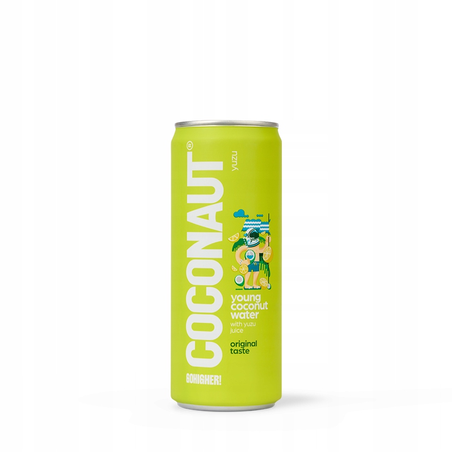 Coconaut woda kokosowa z młod. kokosa z sok. yuzu Nfc 320 ml(zestaw 20 szt)