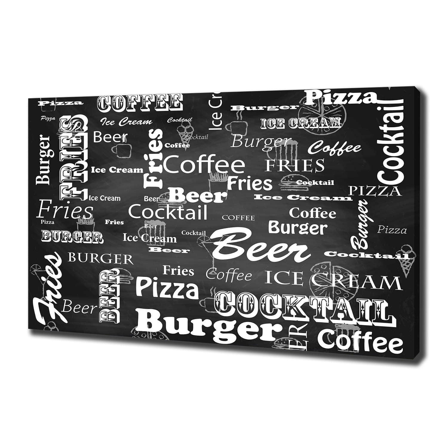 

Foto obraz na płótnie Menu w restauracji 100x70 cm
