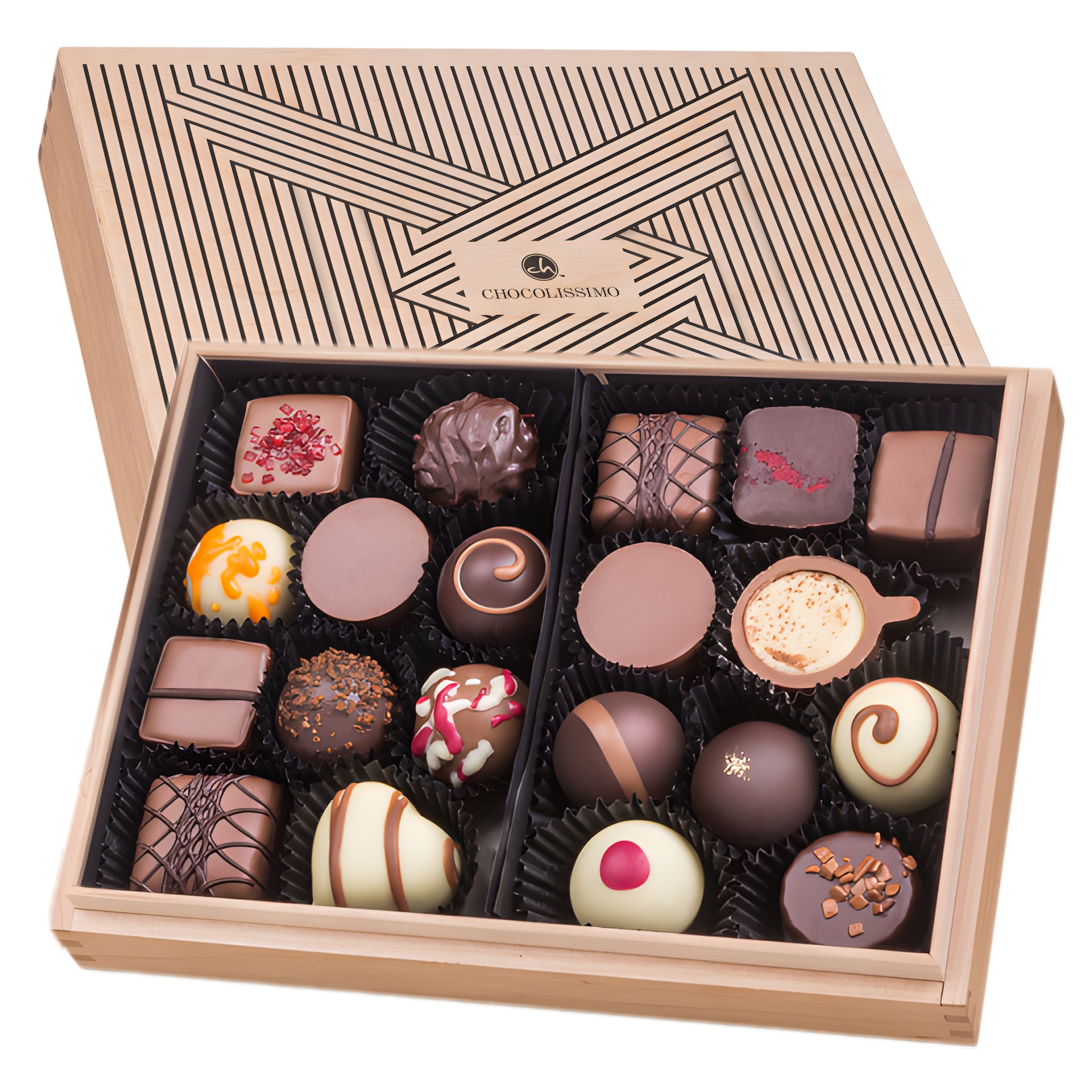 Levně Dárek ke Dni žen a mužů – čokoládové Pralinky – Belgické sladkosti