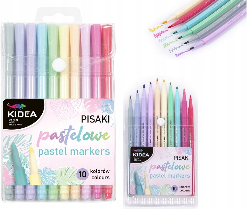

Flamastry Pisaki Pastelowe Kidea