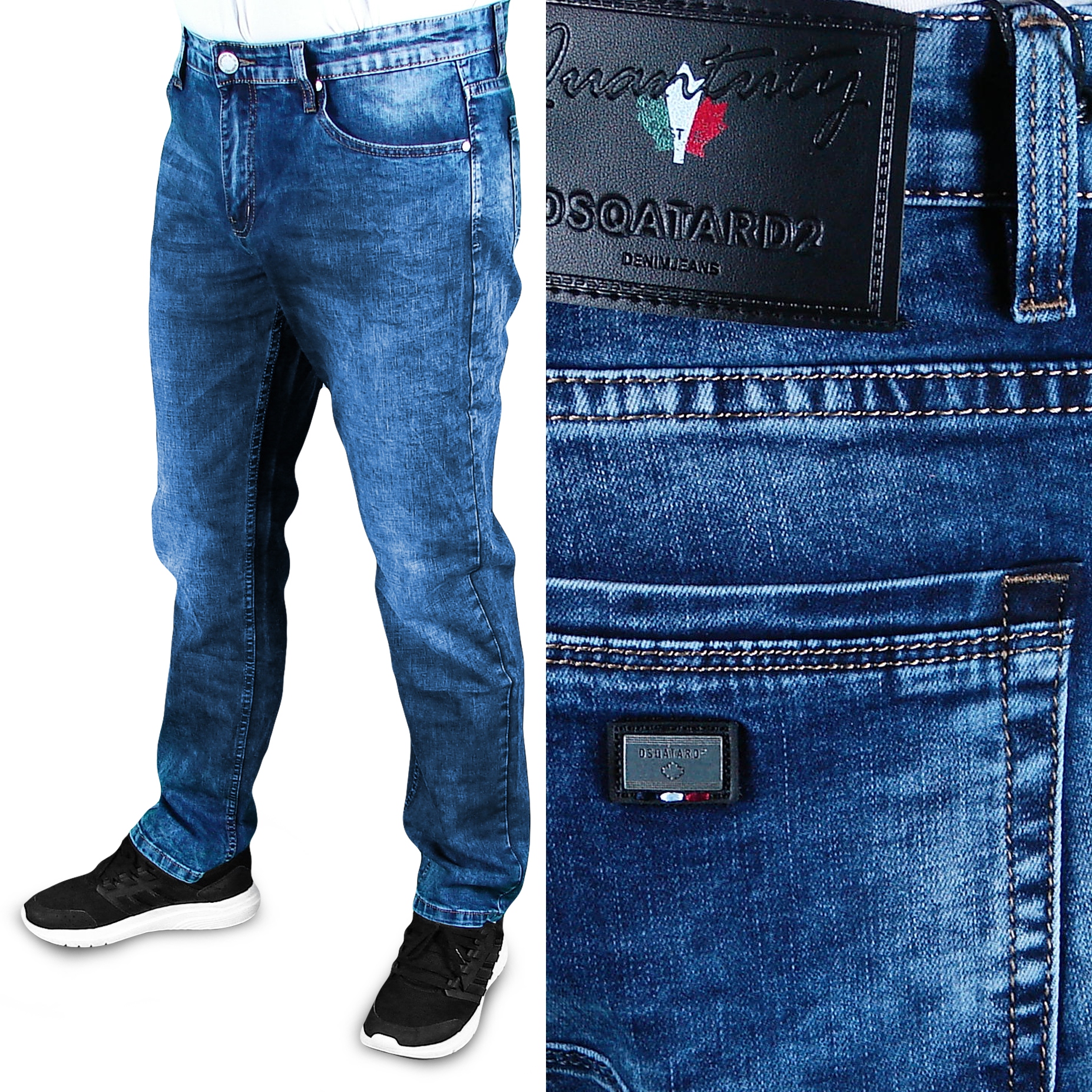 SPODNIE MĘSKIE JEANS W33 L32 33/32 84 cm