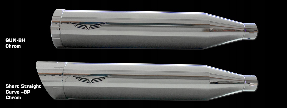 Výfuk Tlmiča Exhaust Sport Chróm V2 Speed Indian Scout Bobber 2022