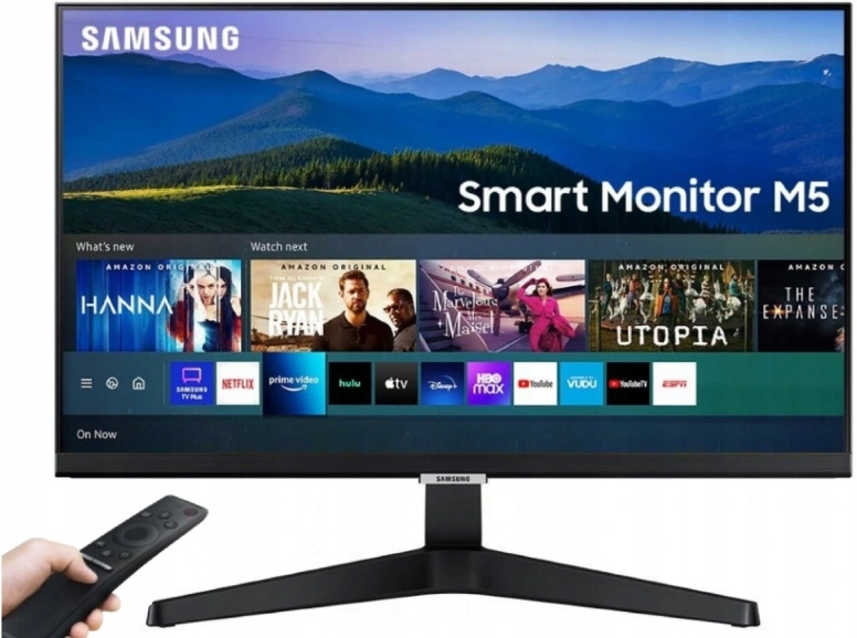 Monitor 24' Samsung Smart S24AM506NUX WiFi Hdr Ips