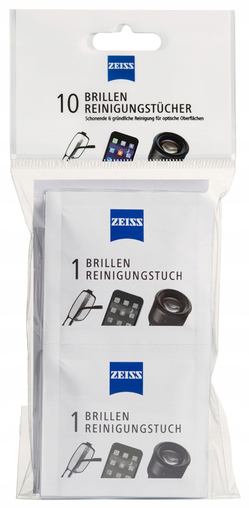 Chusteczki do czyszczenia okularów wyświetlaczy 10