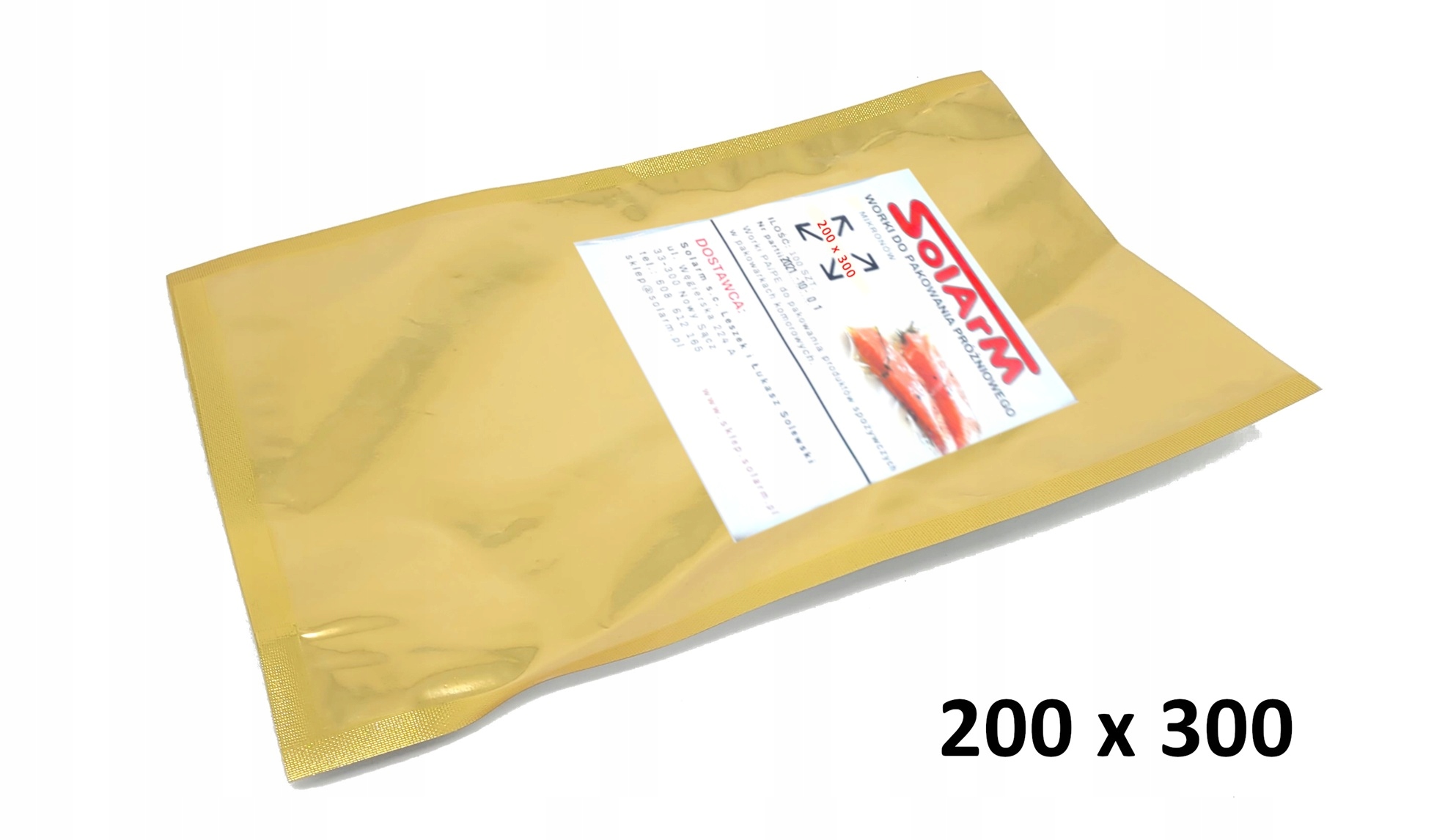 Metalizované Sáčky Pro Vakuové Balení 20 x 30, 100 ks