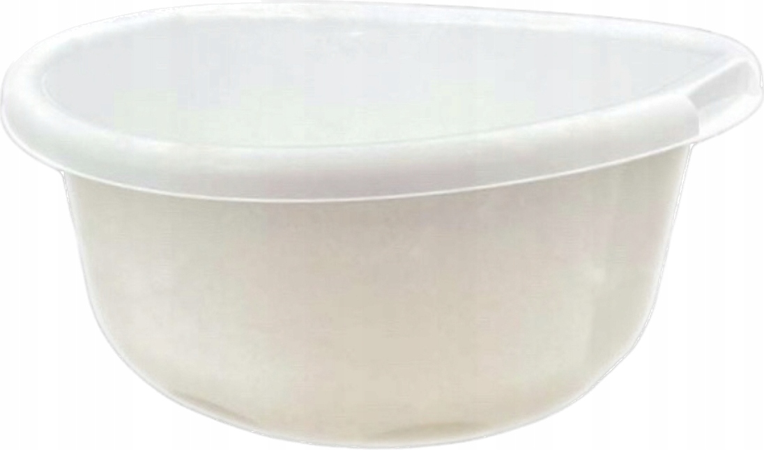 MISKA PLASTIKOWA MIEDNICA OKRĄGŁA 50CM 25L BIAŁY