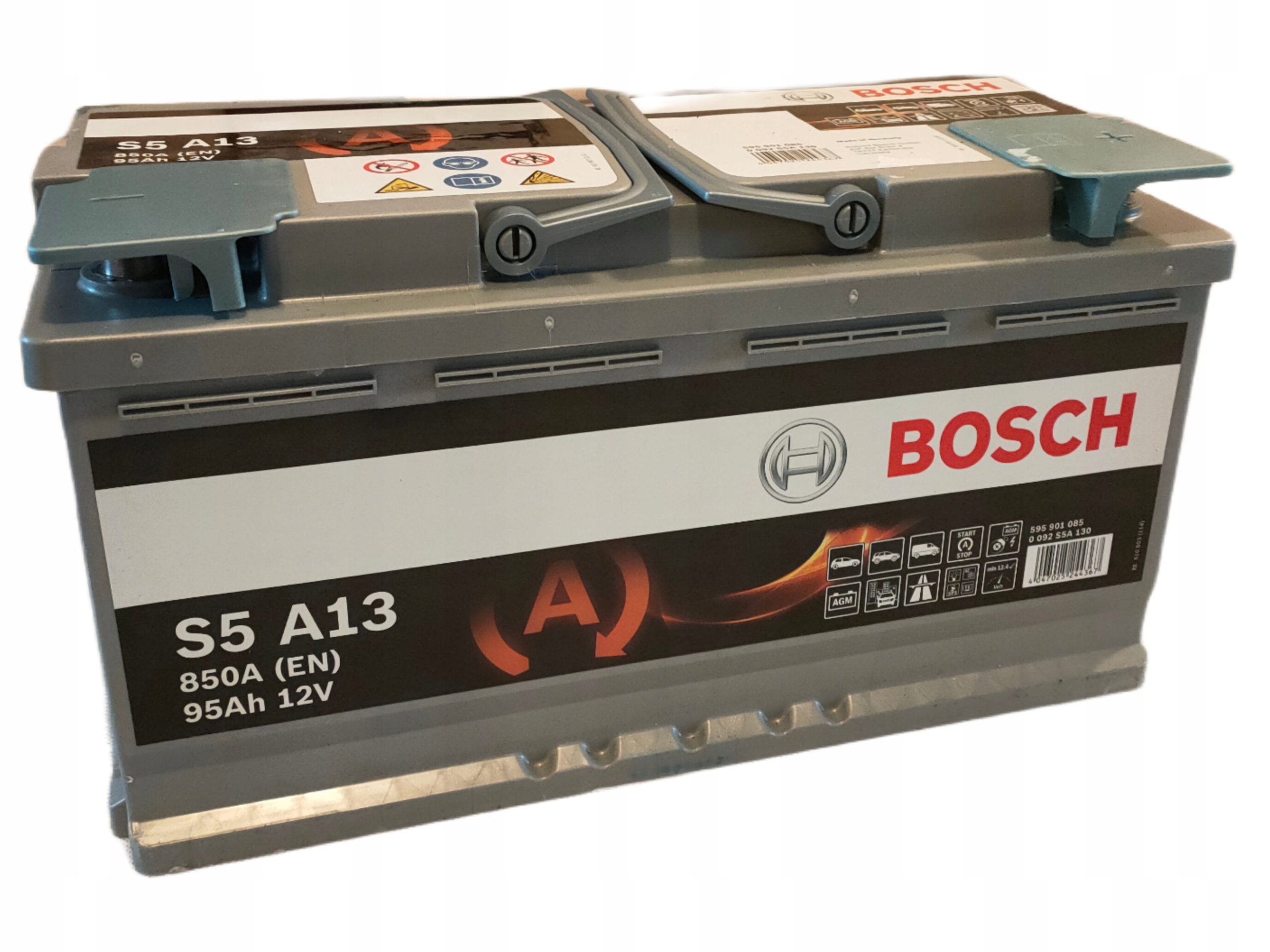 0 092 S5A 130 BOSCH S5 A13 S5 Starter Battery 12V 95Ah 850A B13