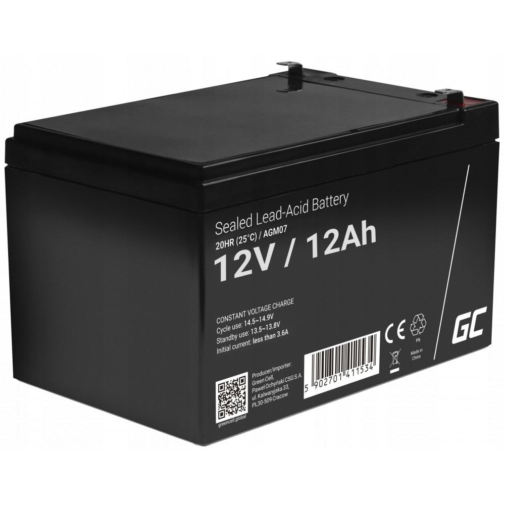 36084 - Акумулятор AGM 12V 12AH для UPS AUTO TOY Scooter