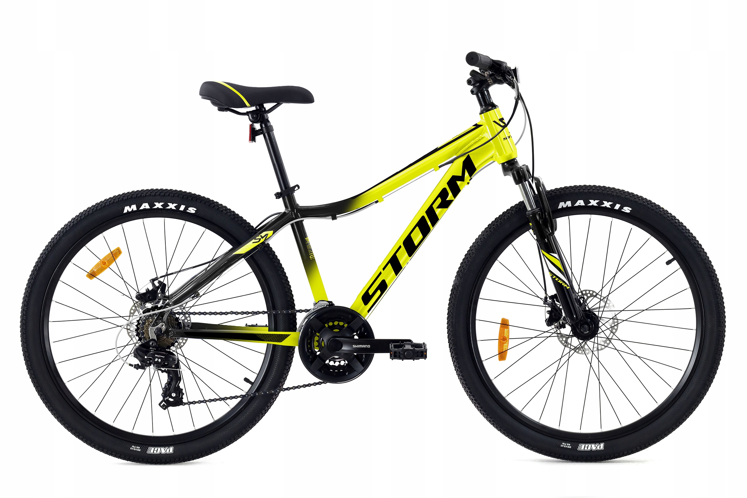 Rower Storm Racer 26 2D żółty/czarny 15