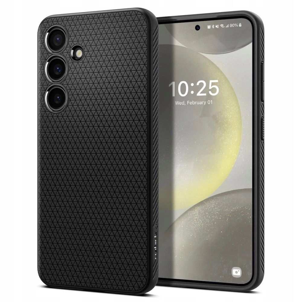 Etui Spigen Liquid Air na Samsung Galaxy S24 czarny mat