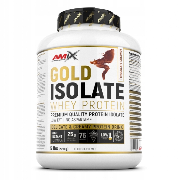 Gold Whey Protein Isolate 2280g chocolate coconut