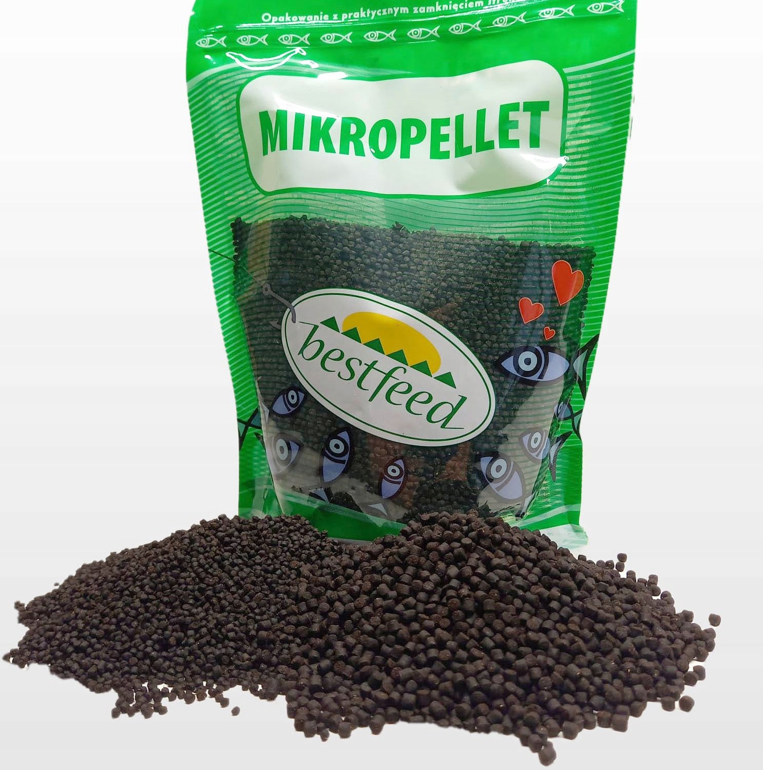 Pellet zanętowy Bestfeed 2mm op.800g Halibut Czarny