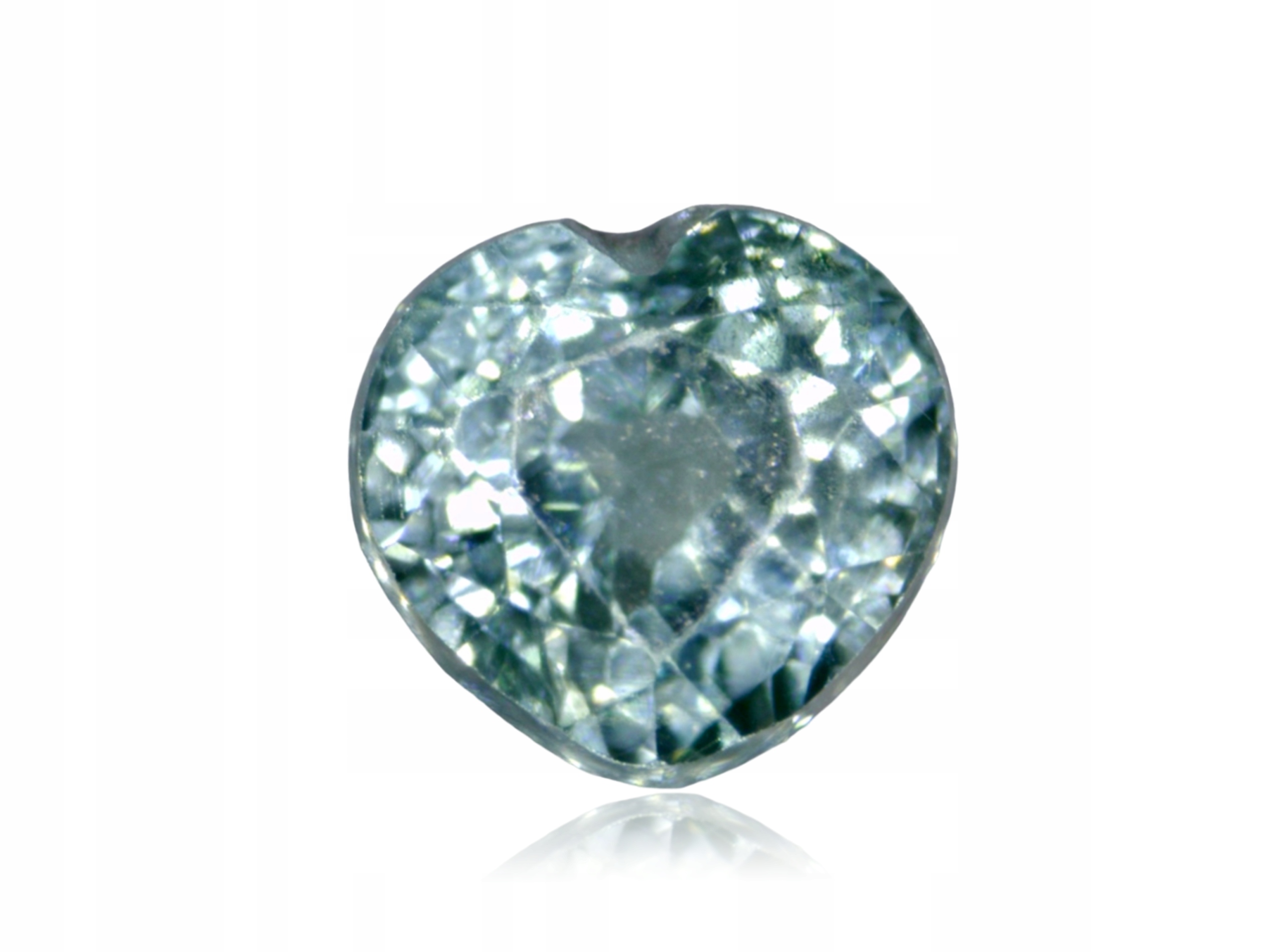 Safír 0.33ct Zelené srdce eCertifikát Wbd