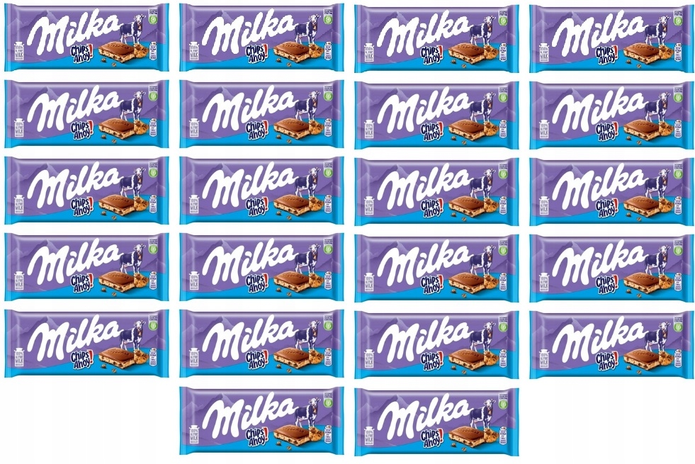 22x 100g Milka Chips Ahoy czekolada Karton