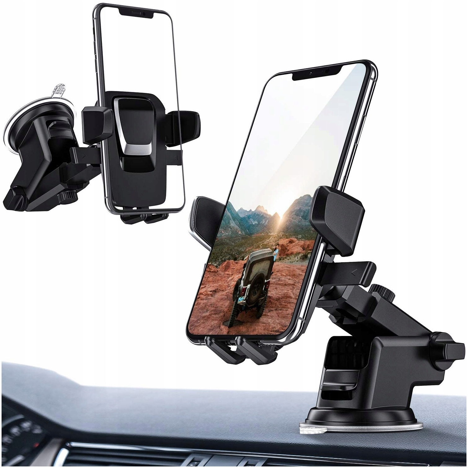 

Mocny Uchwyt Samochodowy Na Telefon Szybę Deskę