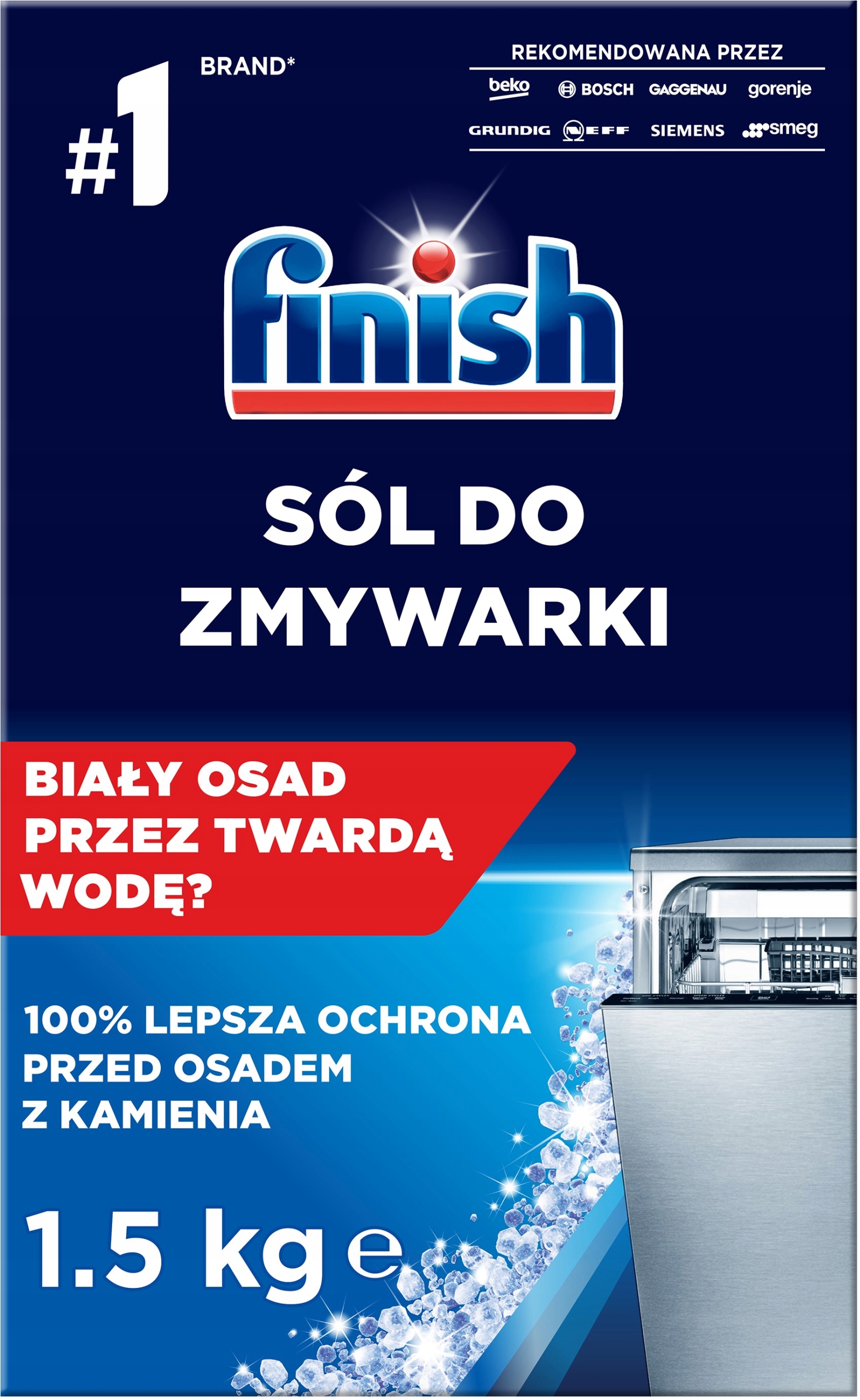 

Finish Sól do Zmywarki Zmiękczająca Wodę 1,5 kg