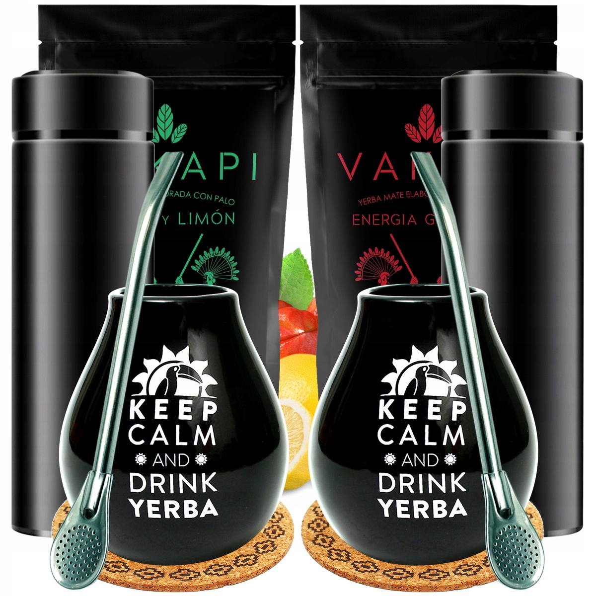 Set Yerba Mate Termos příslušenství pro dva