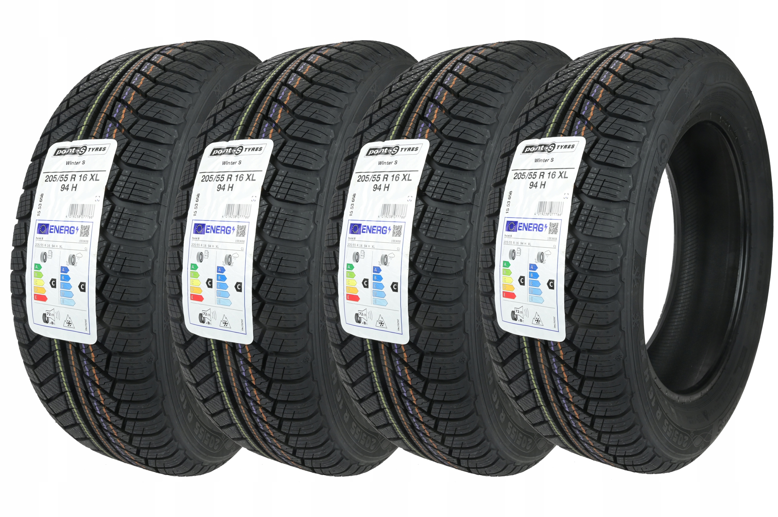 

4 x 205/55R16 XL 94H Winter S Point S Tyres Zima