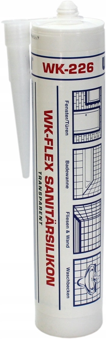 

Silikon sanitarny bezbarwny 300 ml