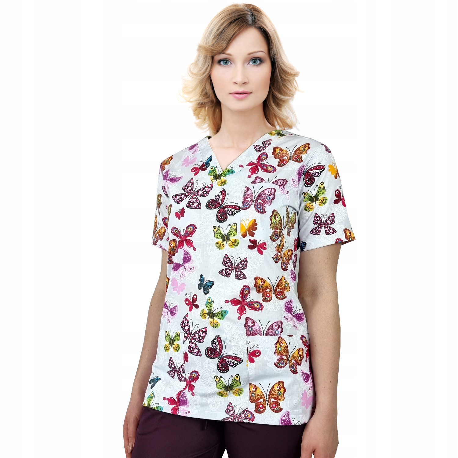 

Bluza medyczna damska fartuch kolorowy M