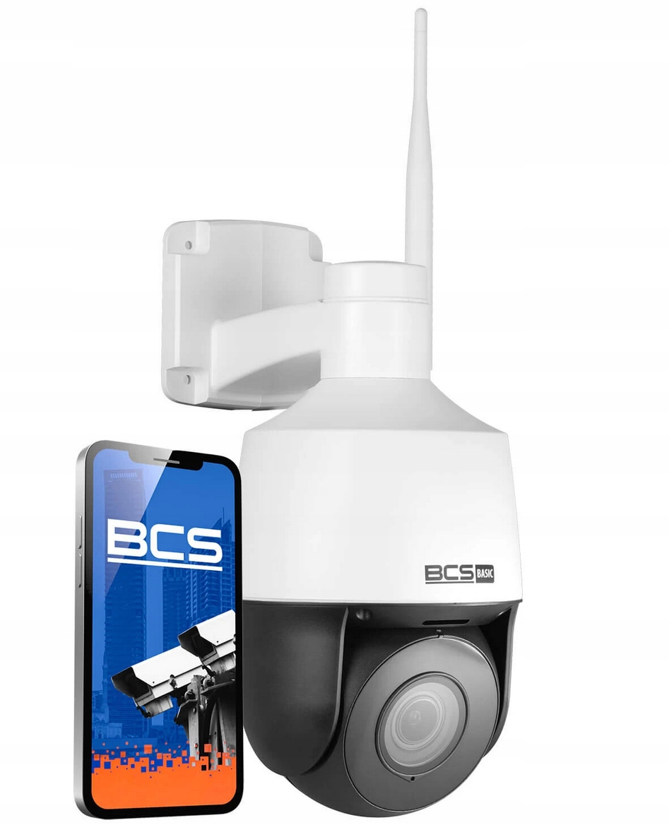 Kamera Ip 2Mpx Bcs BCS-B-SIP124SR5-W(2.0) Gniazdo Sd Obrotowa Audio IR50m