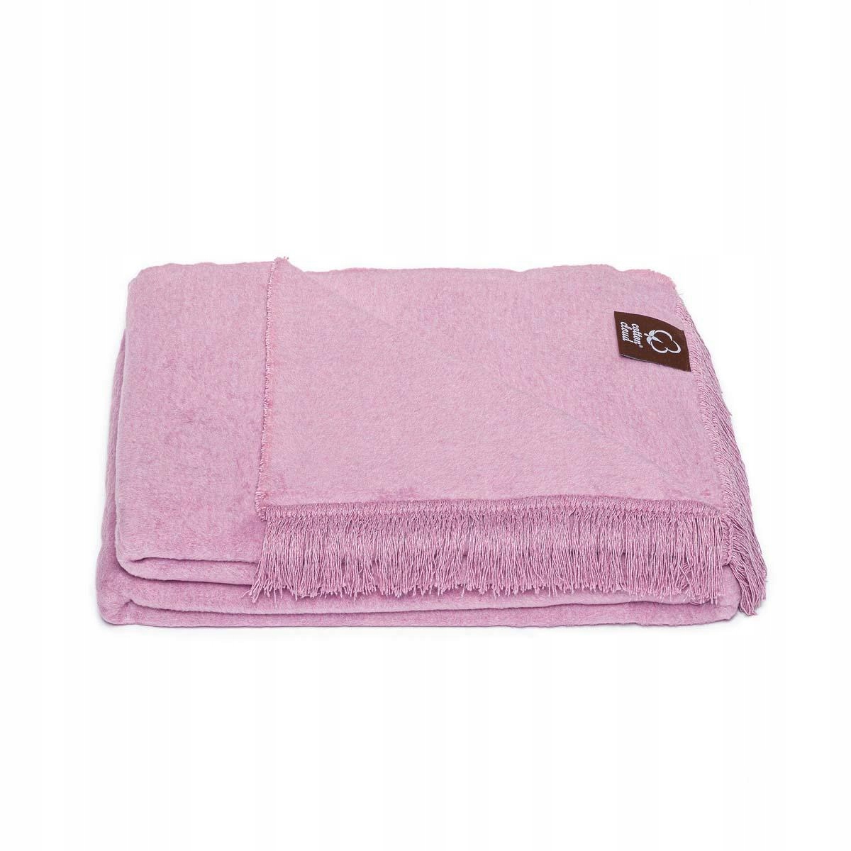 Akrylová bavlněná deka 150x200 vřesová, levandulová, přehoz