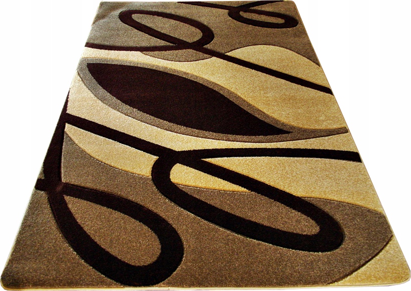 

Gęsty Dywan Tkany Fryz 3D 250X350 =nowoczesny=