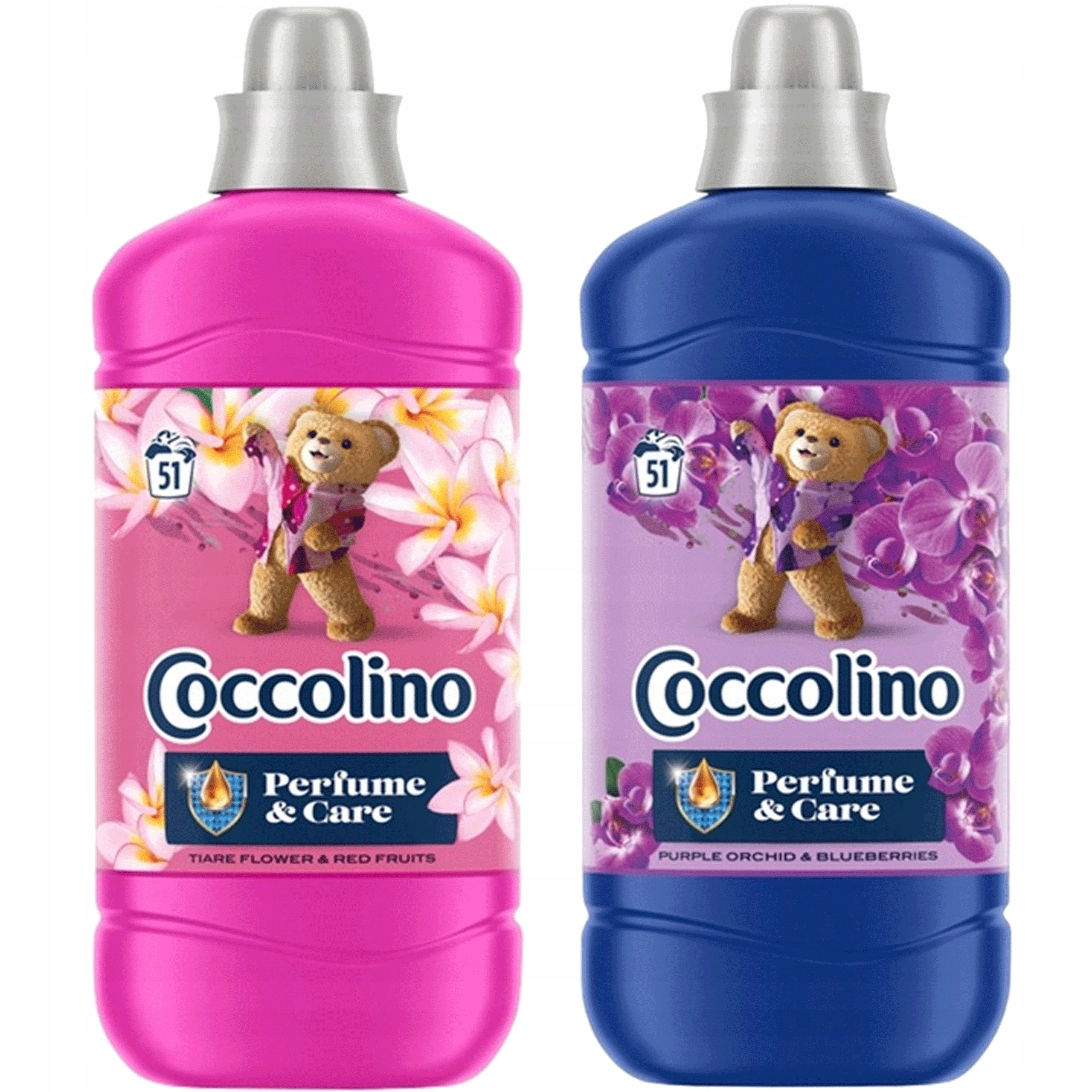 Levně Sada Coccolino Creations Tiare Flowers & Blueberries 1,275l x2 MIX 2,55l