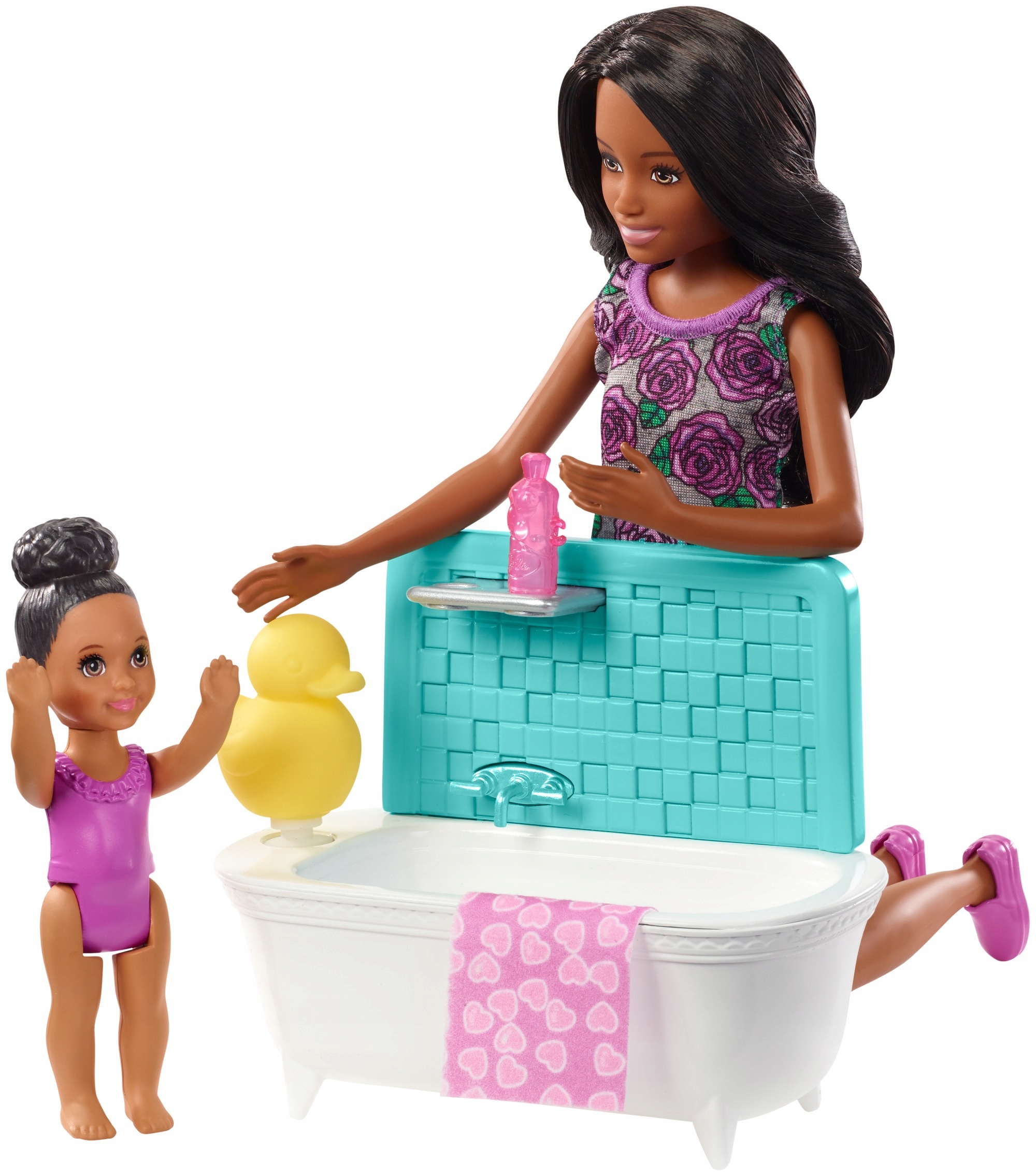 BARBIE SKIPPER OPIEKUNKA KAPIEL Z BABELKAMI WANNA Kod producenta FXH06