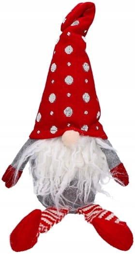 SKRZAT NORWESKI ŚWIĄTECZNY GNOM KRASNAL 49 CM