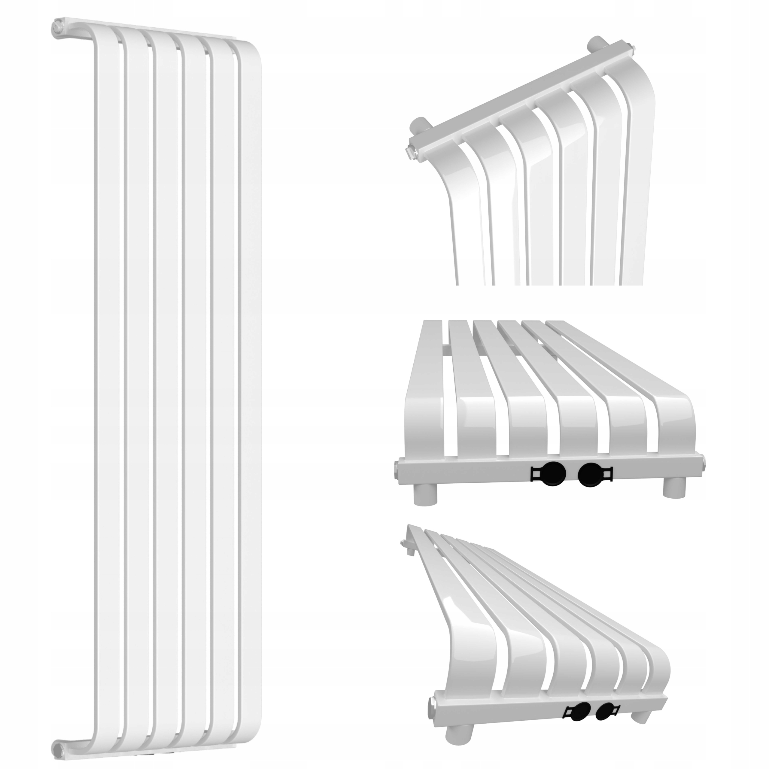 Dekorativní radiátor Amari 120x39 Bílý Mat Struktura