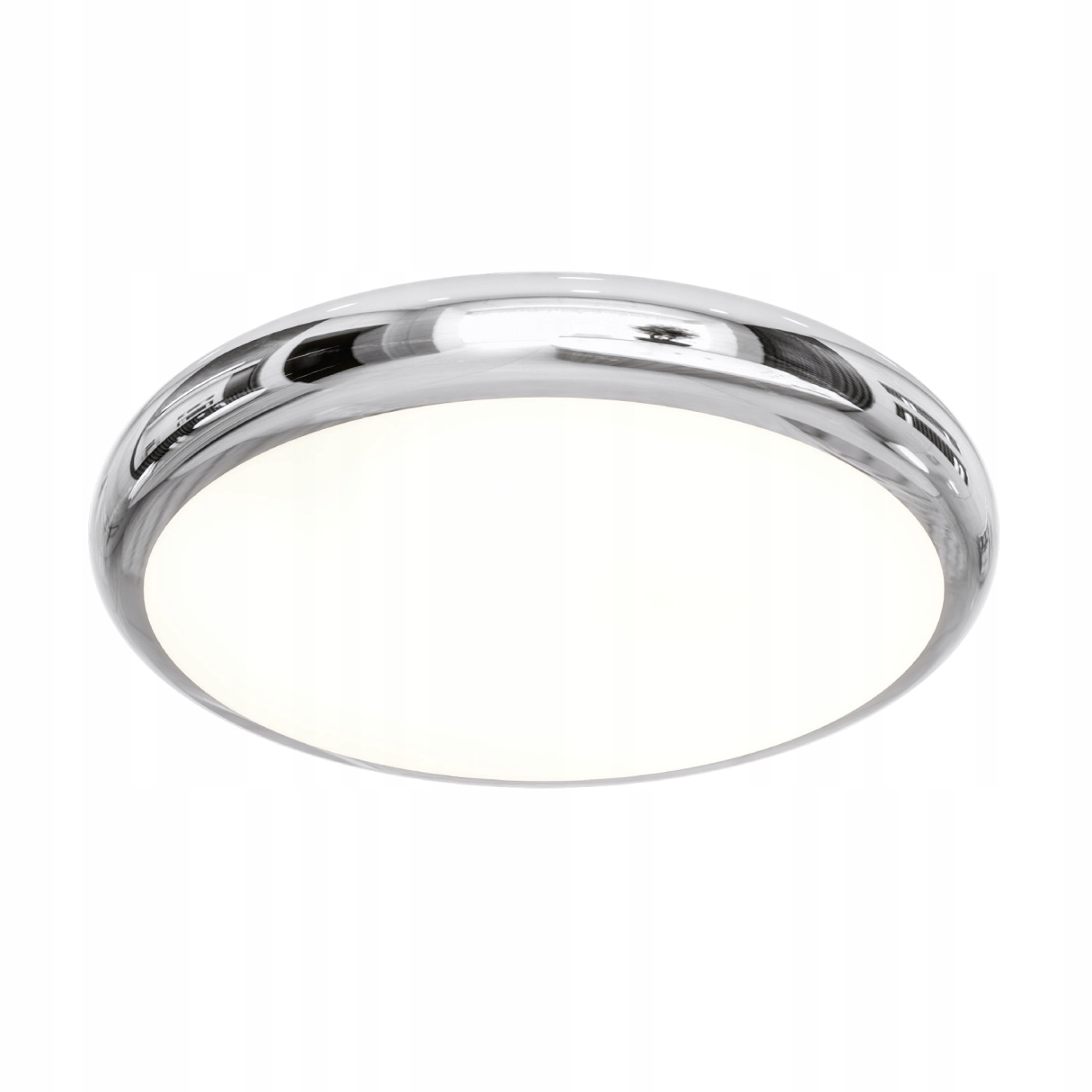 Stropné Svietidlo stropná lampa Piatto Led chrómovaná jednoduchá, veľký elegantný glamour