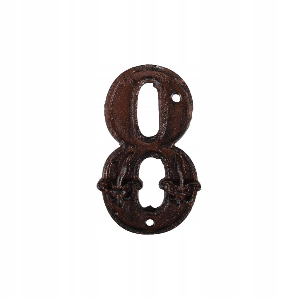 Żeliwny numer na dom 8