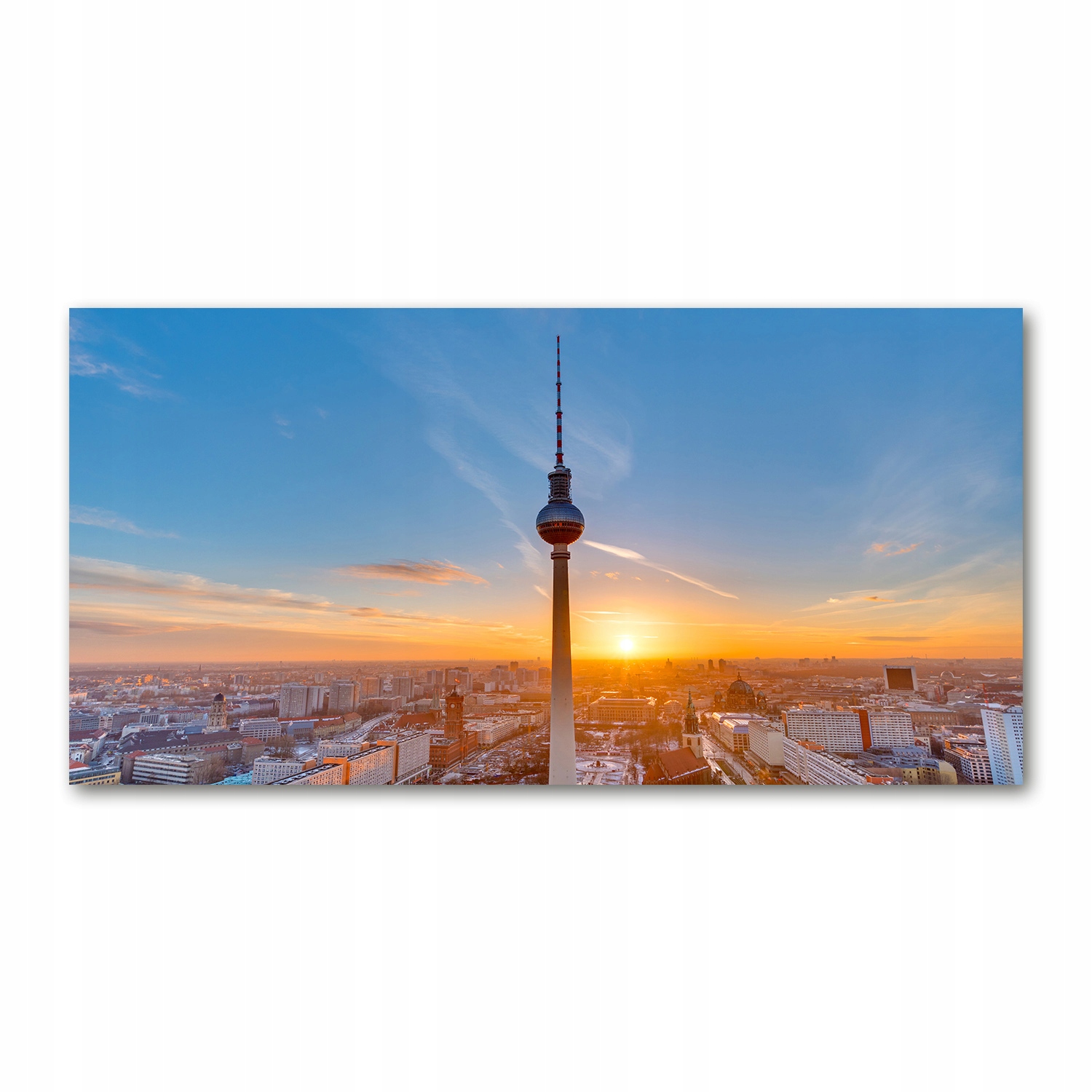 

Foto obraz szkło akryl Wieża telewizyjna 120X60 cm