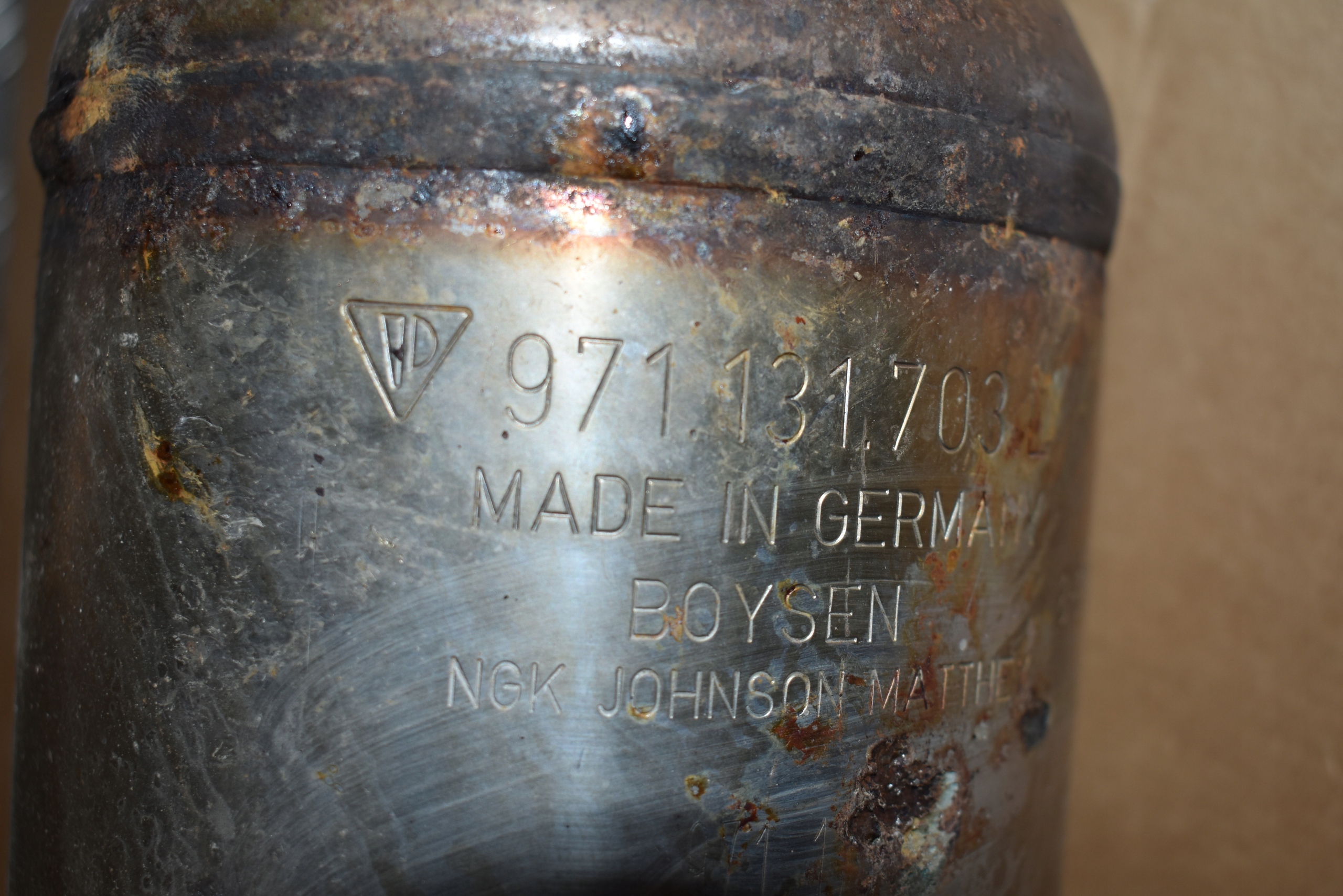 catalyst left PORSCHE PANAMERA 971 - engine CSZB 1 9