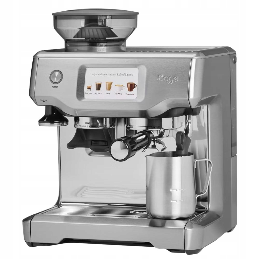 Kolbový kávovar na espresso Sage The Barista Touch 1680 W strieborný/sivý