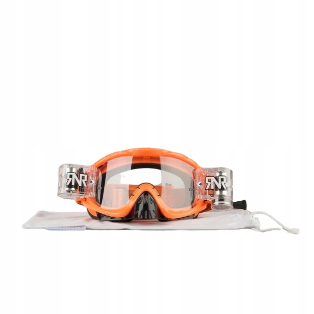 Okuliare Rip N Roll Hybrid Neon Orange Roll Off Pre Cross Štvorkolka Offroad Atv