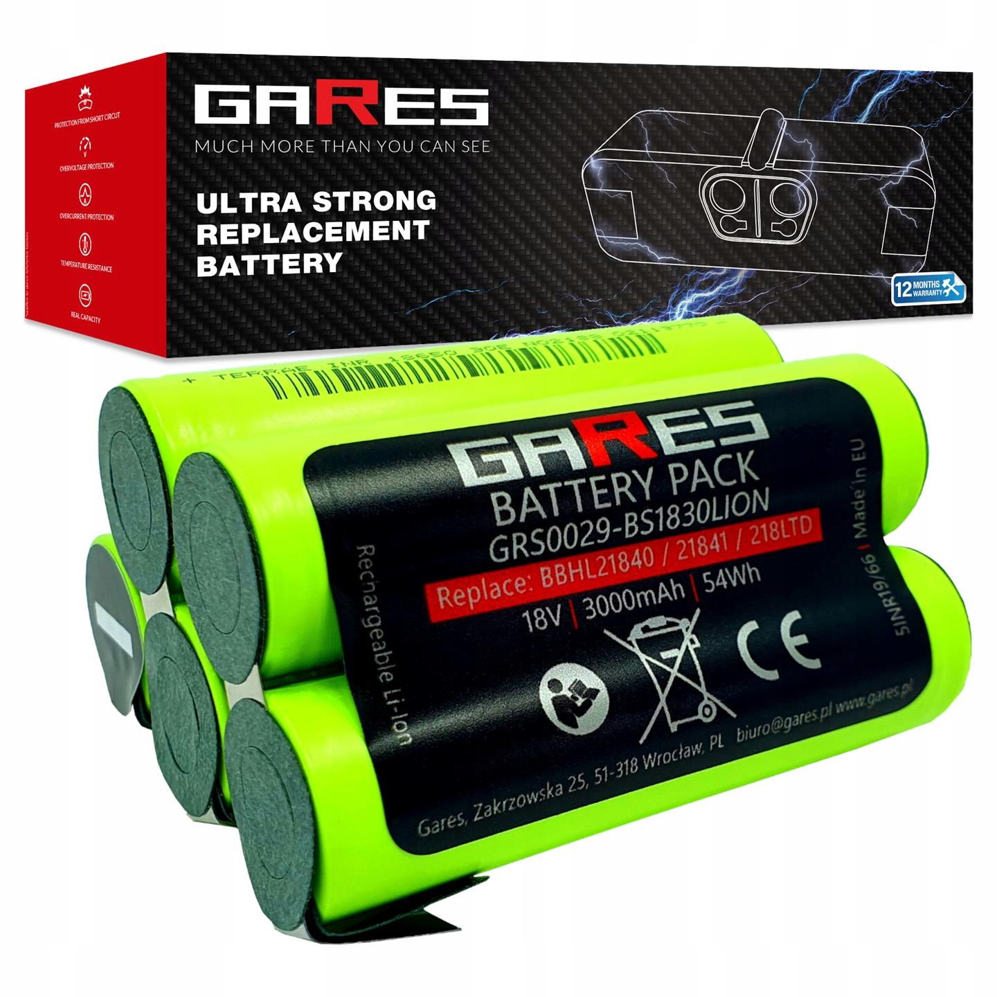 Bateria do Bosch BBHL218LTD 908BPV180 18V 3Ah