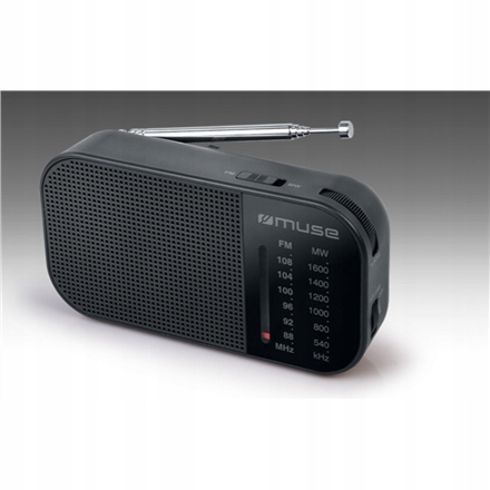 Muse M-025 R Przenośne radio Czarny