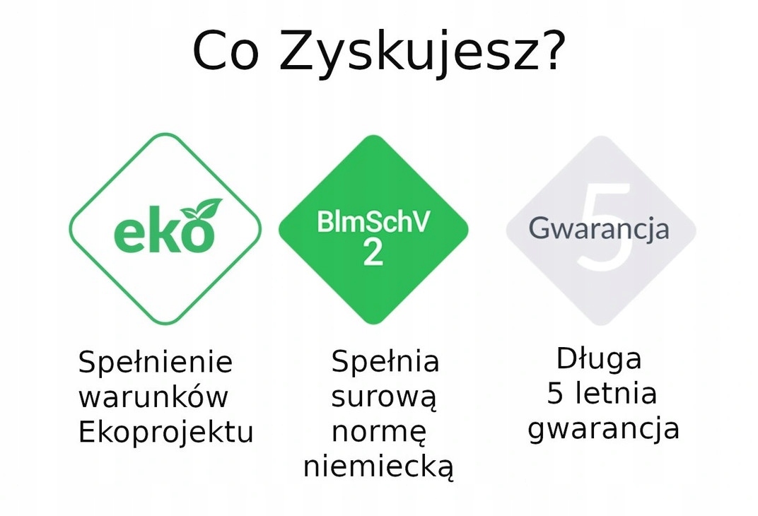 SIMPLE 8 BS lewy z zabudową BOX stalowy - biały Zakres klas efektywności energetycznej A++ - G