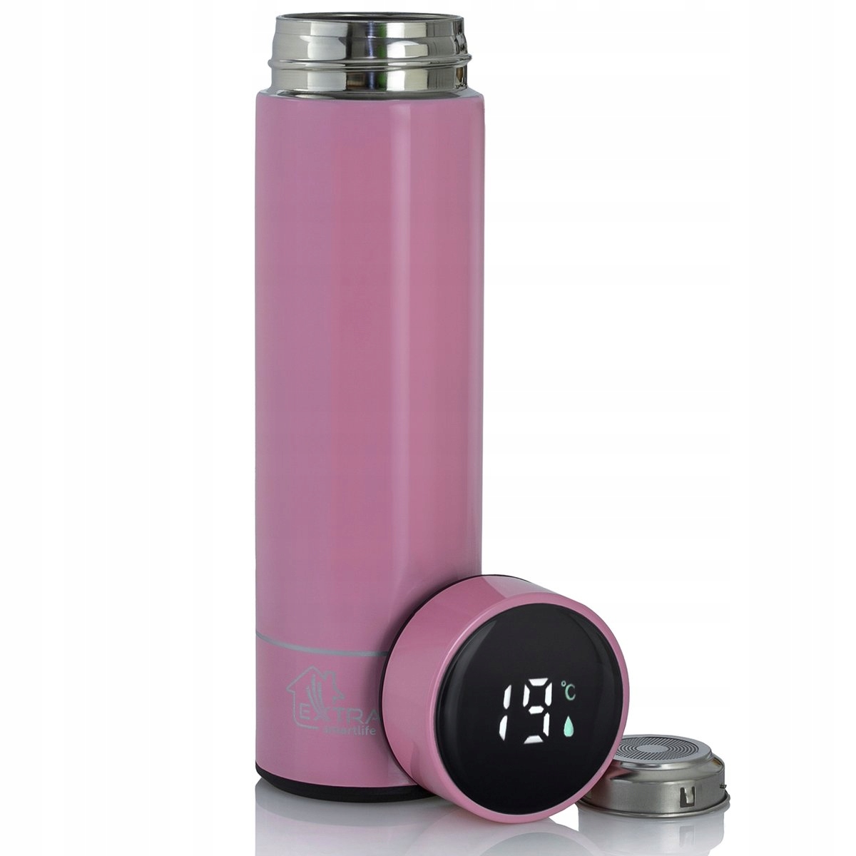 Extralink Smart Travel Mug 0,5l Różowy