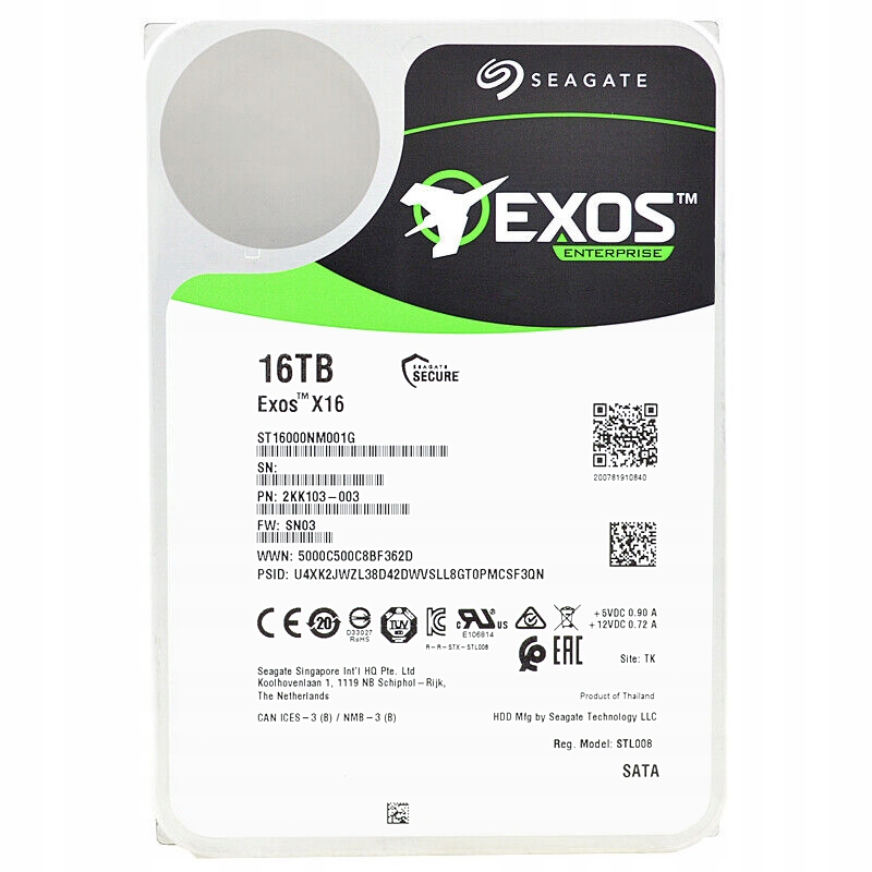 Seagate Exos X18 Enterprise 16tb - Niska cena na Allegro