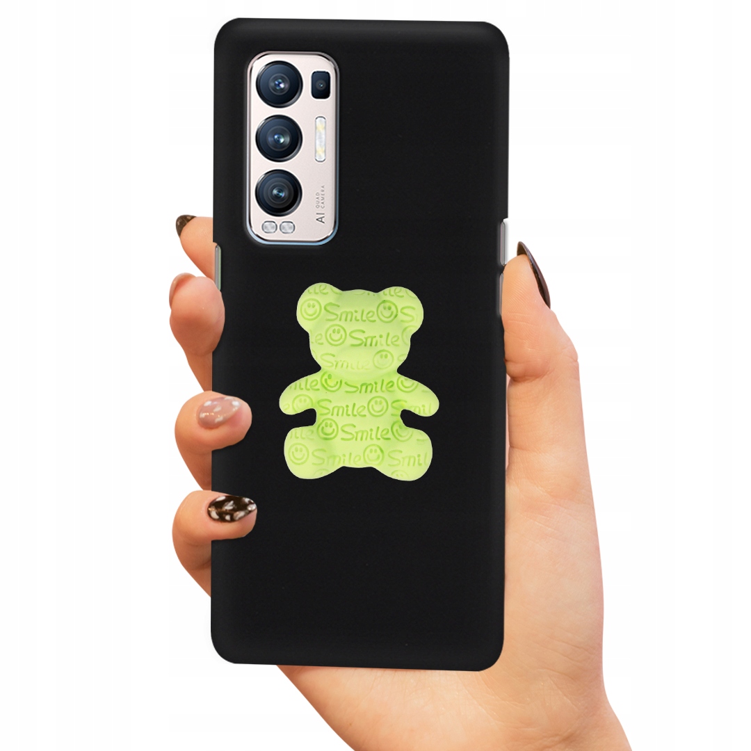 Pouzdro Mat Black Pro Oppo Reno 5 Pro Plus 5G Medvídek