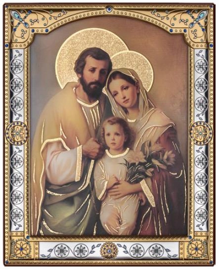 Ikona Svatá rodina CU003/2 Gravírování Bonus!