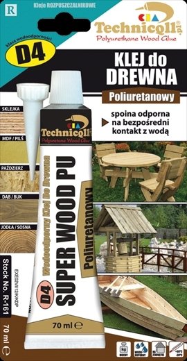 

Technicqll Klej do drewna poliuretanowy D4 70ml