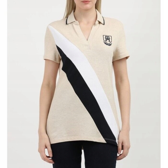 Polokošile Tommy Hilfiger klasická bavlněná béžová M (nová)