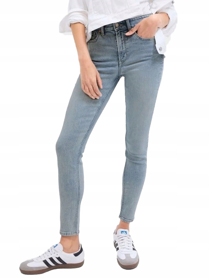 Gap Džíny legging high rise modrá