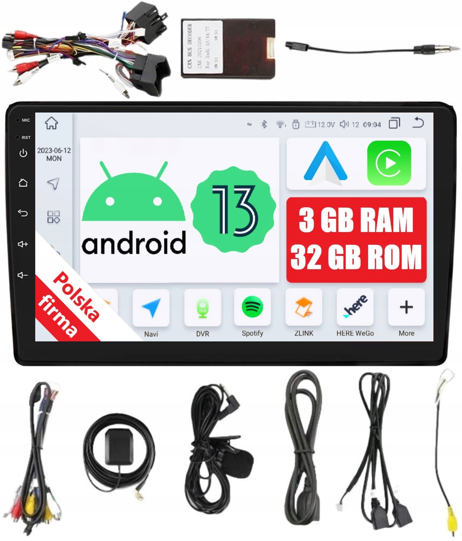 Rádio 2DIN Navigácia Android Audi A4 B6 B7 Seat Exeo 3/32 Gb Dsp Carplay